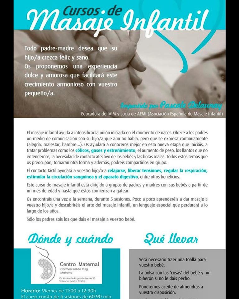 Pilatesplaza- Cursos Masaje Infantil